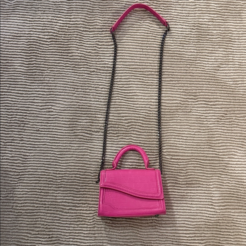 Pink Chain Strap Women's Bag